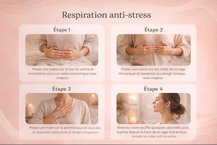 Travailler la respiration anti stress